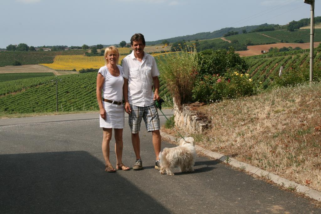 Domaine La Rose Bed and Breakfast Caylus Esterno foto